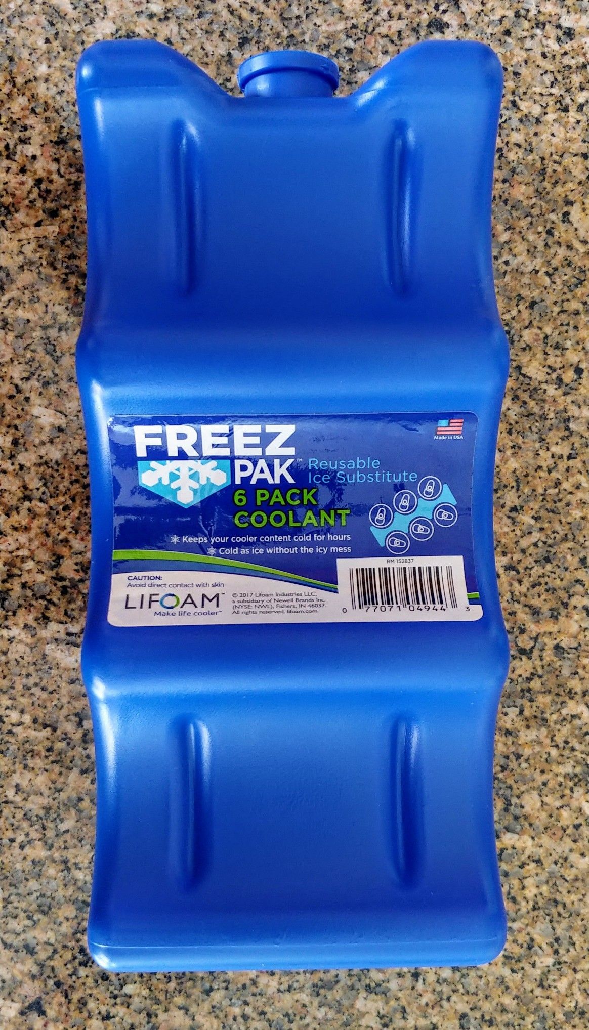 Lifoam Freez Pak Reusable 6pack Coolant New