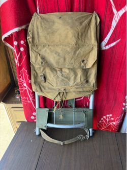 Vintage Boy Scouts of America External A-Frame Hiking Backpack – BSA National Council Pack