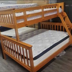 Twin Over Full Bunk Beds $39 Down No Credit Needed