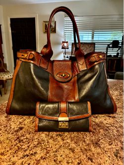 Fossil Vintage Reissue Weekender Bag & Matching Wallet Set