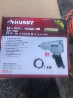 Husky impact wrench kit