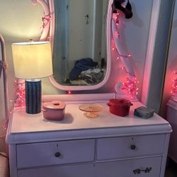 Antique vanity 42 wide by 20 deep by 27 height