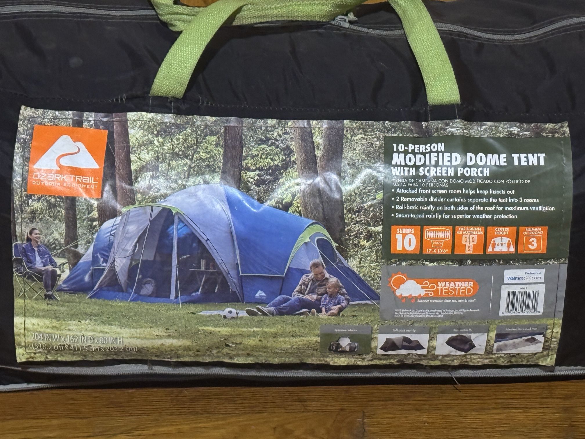 Ozark 10 Person Modified Tent