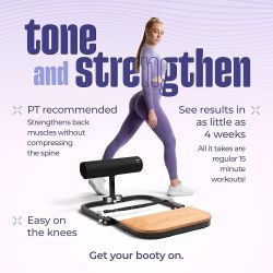BootySprout Hip Thrust Machine for Resistance Glute Training - Lightly Used w/ 2 Bands & Bonus Pad