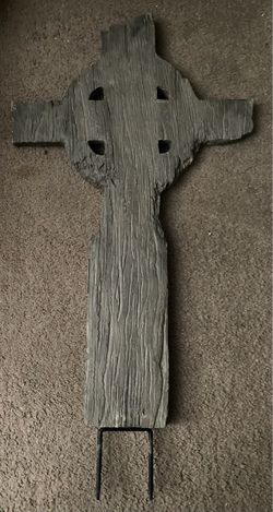 Celtic Cross graveyard, gravestone Decoration Halloween prop