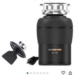 Brand New Food Disposer With Stopper 1/2 HP