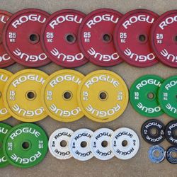 Rogue Calibrated 276kg 607lb Steel Plate Set