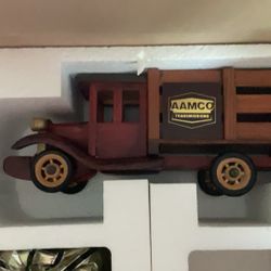 Wooden AAMCO Truck Rare