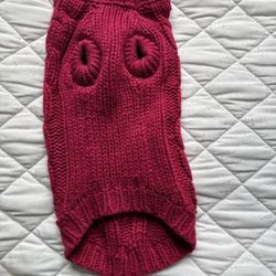 Red small Dog sweater