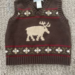 6-12 months baby sweater vest 