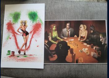 Marvel/DC Custom Art Signed By Artist