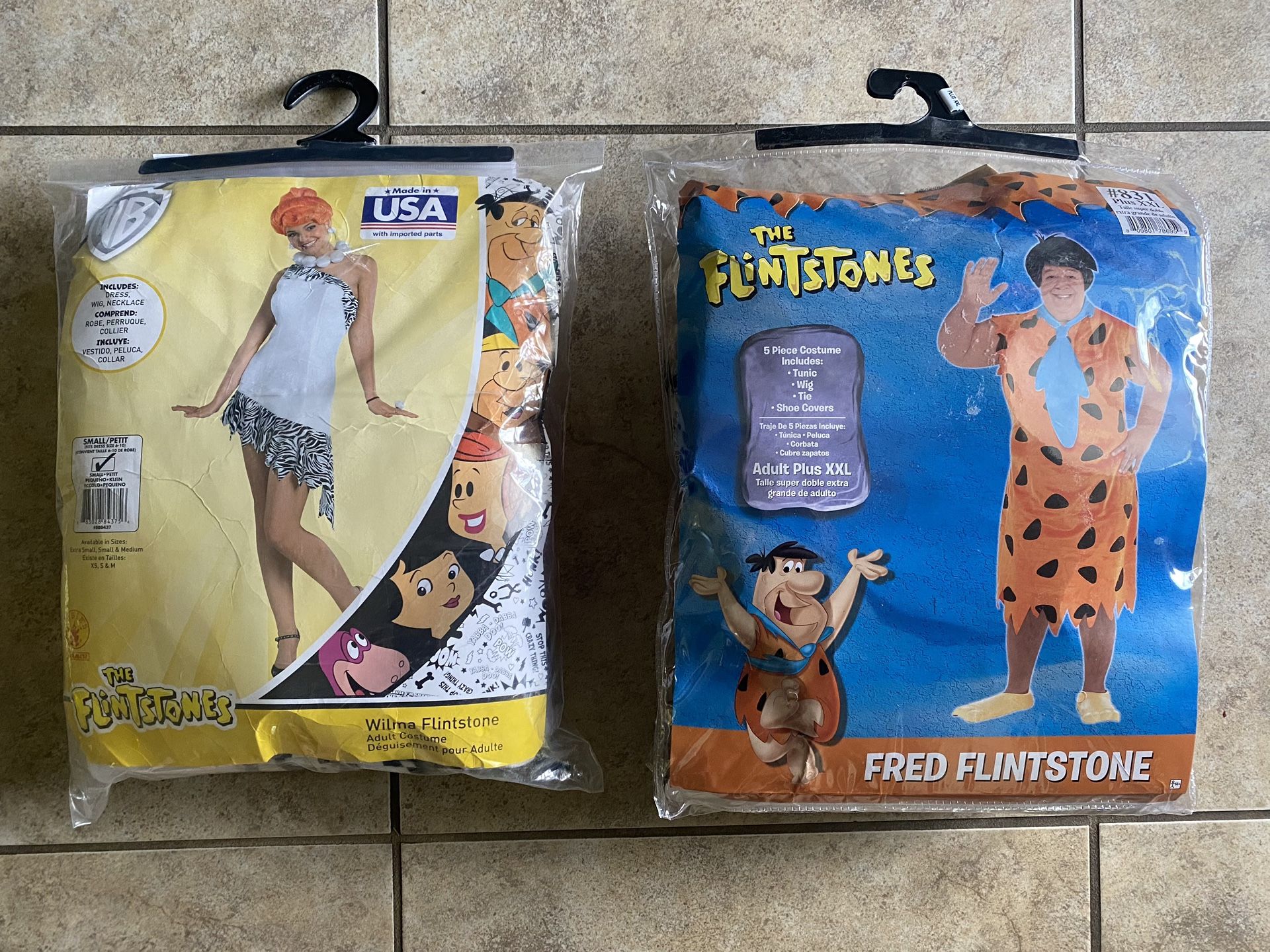 Fred And Wilma Flintstones Adult Costumes 