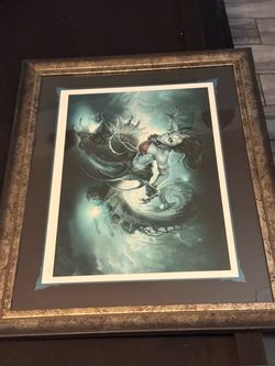 Premium Print Framed Gallevarbe Crossing The Veil Art Print