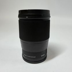 Sigma 16mm f/1.4 DC DN 16mm f/1.4 For Sony E-Mount Auto & Manual Lens