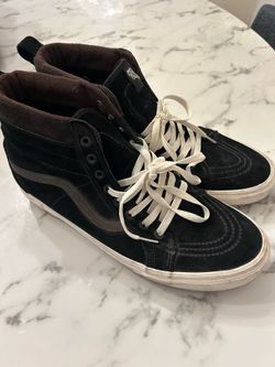Men’s Size 13 Vans black and brown shoes