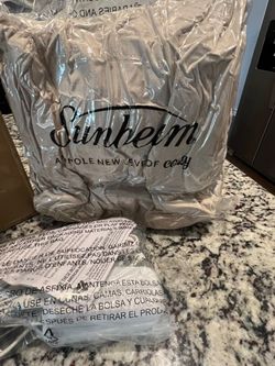 Sunbeam Electric Heated Blanket Royal Luxe Microplush Beige Queen 90x84