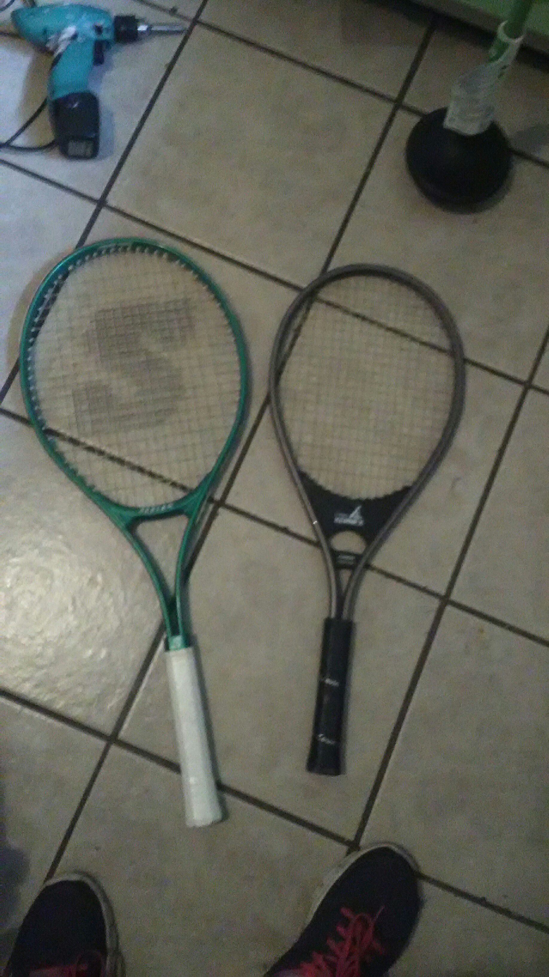 2 tennis Rackets