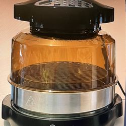 Nuwave Pro Plus Over Model 20604 - Amber Dome - Extender Ring- Cake Pan - Silicone Pizza Pan