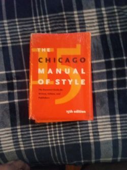 Chicago Manuel Of Style