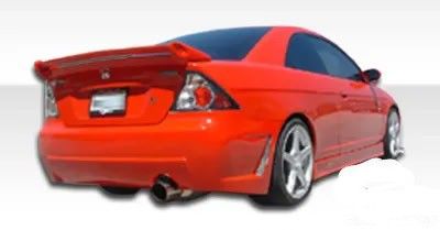 Ground Effects HONDA CIVIC B2 REAR COUPE 2001 2002 2003 01 02 03 2 Door BODYKITS BODYKIT BODY KIT BODY KITS LIQUIDATION SALE