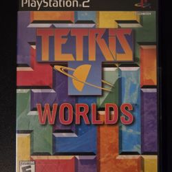 PS2 Game- TETRIS WORLDS
