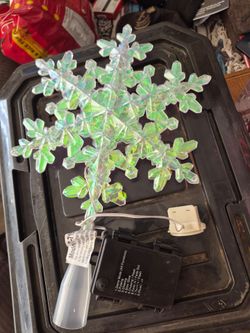 Iridescent Snowflake LED Light Decoration