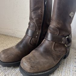 Harley-Davidson Womens Brown Boots Stock No 84188 So 7.5