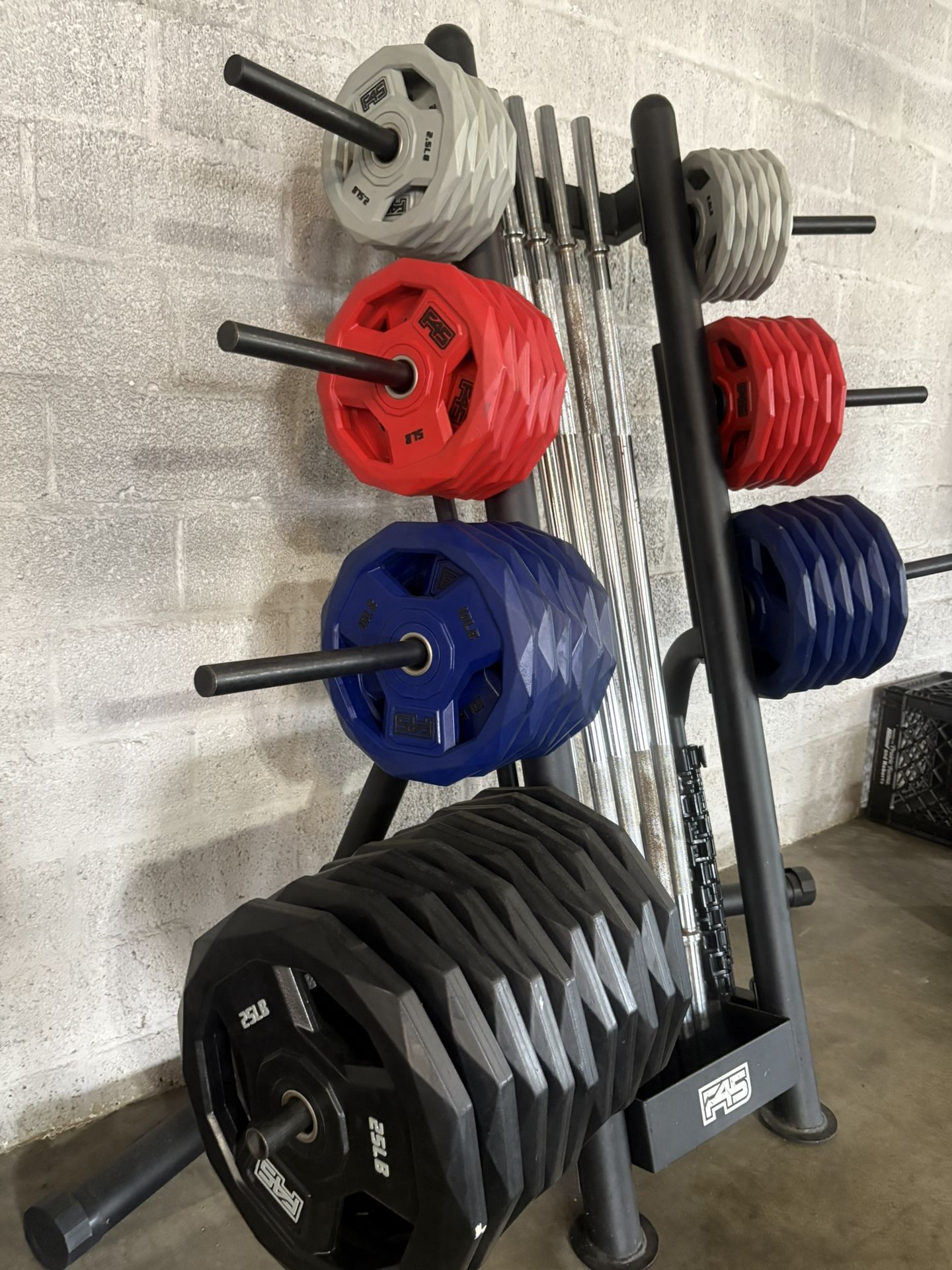 weight set + bars