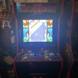 Arcade 1up Mortal Kombat 2 Midway Classic 12 Games  Cabinet