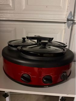 Three mini hot pots