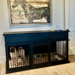 Custom Dog Crate Furniture!
