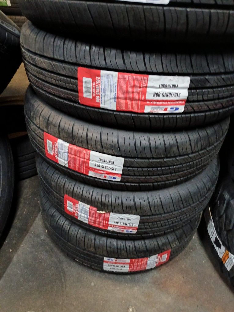 4 New Tires Installed/ 4 Llantas Nuevas Instaladas 215/70/15 Gt Radial ...