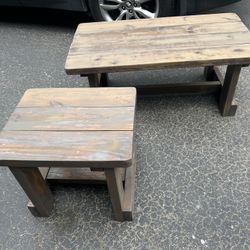 Coffee Table And End Table