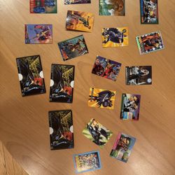 Vintage marvel DC trading Cards 