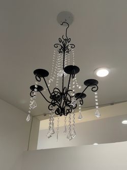 Black chandelier