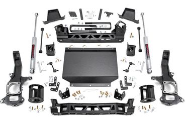 6 Inch Lift Kit Nissan Titan XD 4WD (2016-2024)WHEELS AND TIRES - PACKAGES-FINANC 