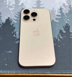 Apple iPhone 16 Pro – 256GB – Unlocked - Excellent - Desert Titanium - 90% BH