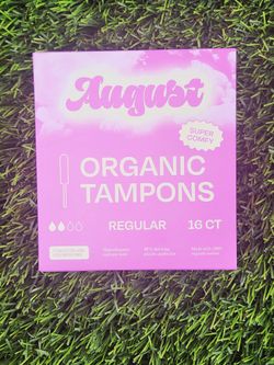 August Organic Tampons 