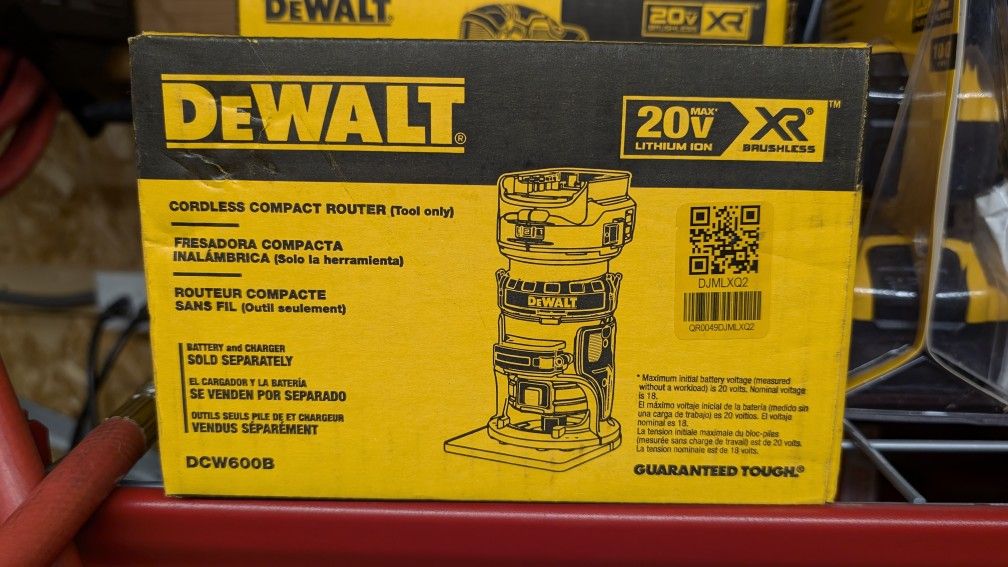 Dewalt Xr Router DCW600B Fixed BaseTool Only Pick Up Concord Pinole
