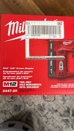 Milwaukee M12 Stapler