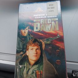 Vintage VHS Red Dawn Sealed