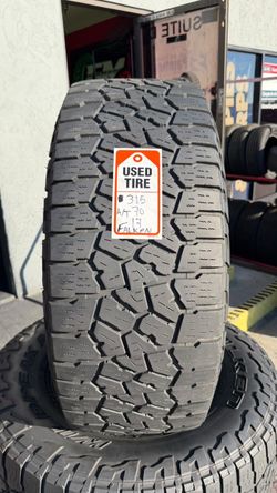 315-70-17LT Falken Wildpeak A/T Full Used Tire Set $300 Free Mounting And Balancing