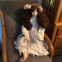 Porcelain Doll By Ardis