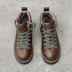 Eddie Bauer Men’s Leather K-6 Hiking Outdoor Boots Brown