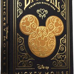 Black And Gold Disney Playing Cards