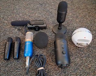 Mixed Microphone Bundle – Blue Yeti, Condenser & More