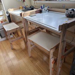 Adjustable Desk And Bench