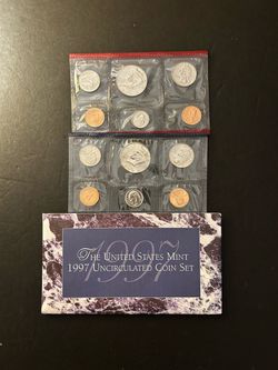 Coins – 1997 Uncirculated mint set – contains 10 coins in original mint packaging