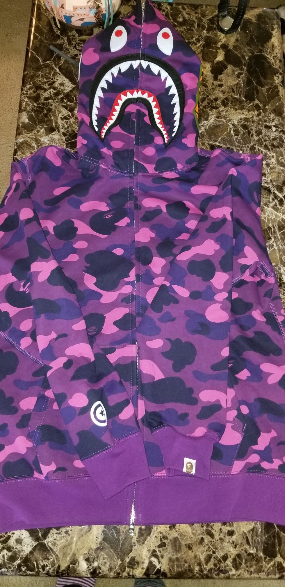 Bape hoodie Size Medium 100 % Authentic