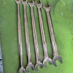 Craftsman Full Polish Standard SAE Tappet Wrench Set - 5 pcs